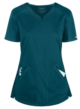 Cherokee 2-Pocket Scrub Top