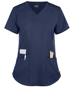 Cherokee 2-Pocket Scrub Top